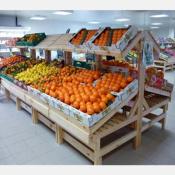 Présentoir bois pour Fruits et Légumes